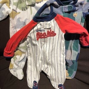 Striped One Piece - Red and White